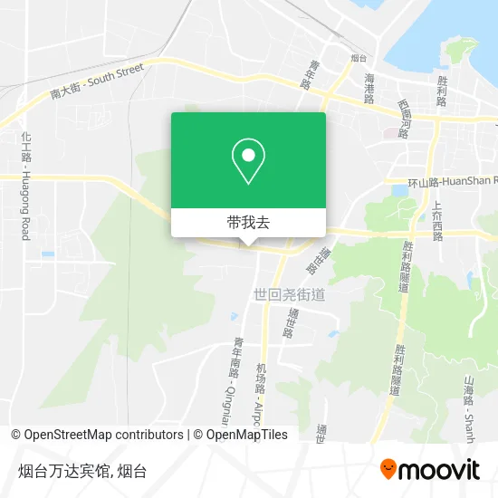 烟台万达宾馆地图