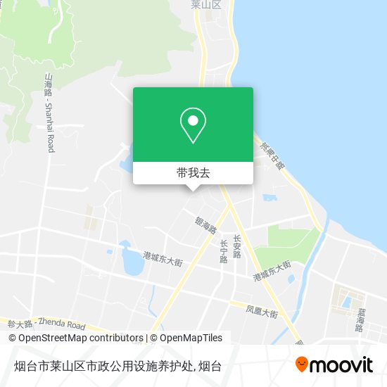 烟台市莱山区市政公用设施养护处地图