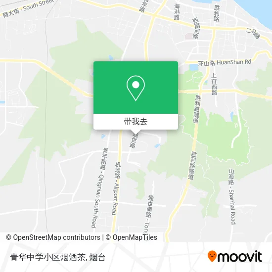 青华中学小区烟酒茶地图
