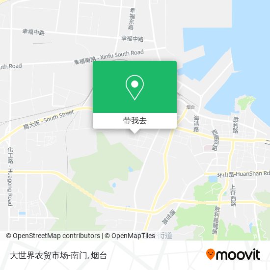 大世界农贸市场-南门地图