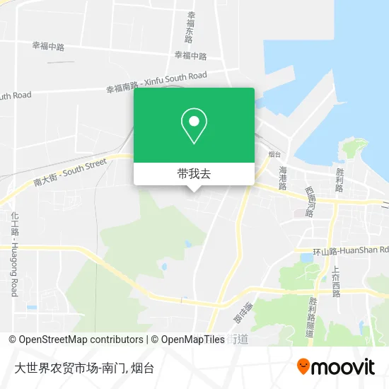 大世界农贸市场-南门地图