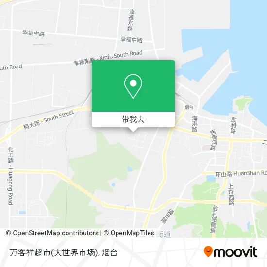 万客祥超市(大世界市场)地图