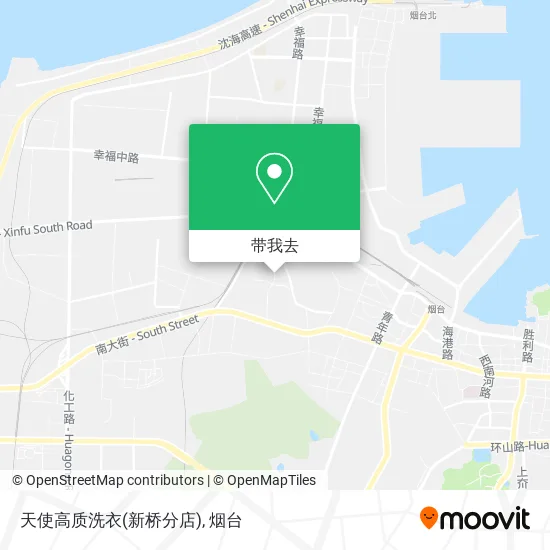 天使高质洗衣(新桥分店)地图