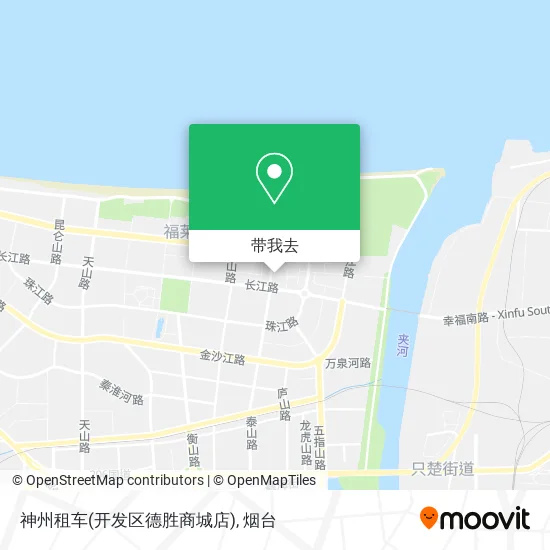 神州租车(开发区德胜商城店)地图