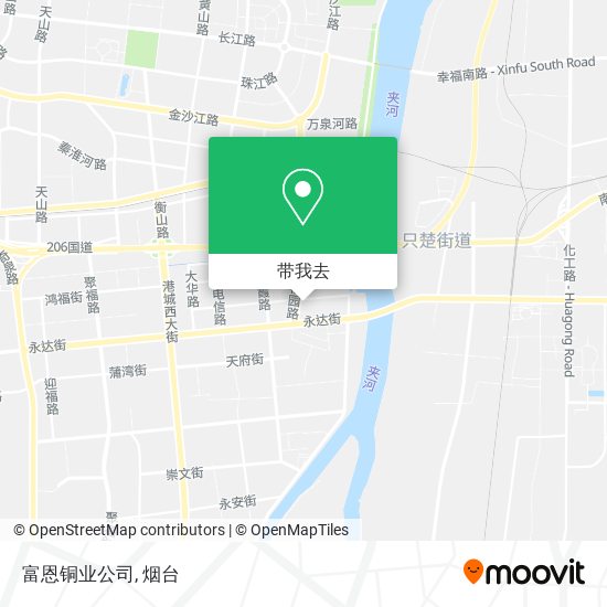 富恩铜业公司地图