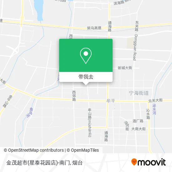 金茂超市(星泰花园店)-南门地图