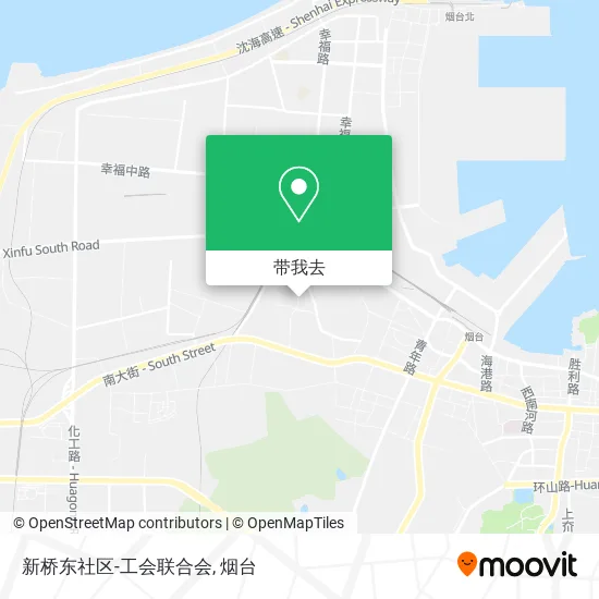 新桥东社区-工会联合会地图