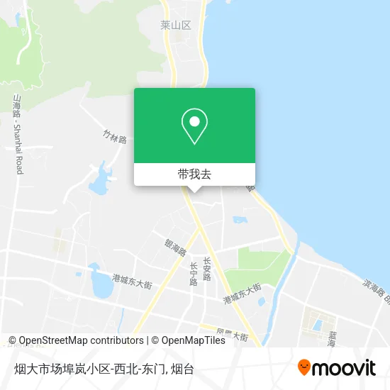 烟大市场埠岚小区-西北-东门地图