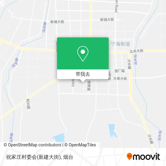 祝家庄村委会(新建大街)地图