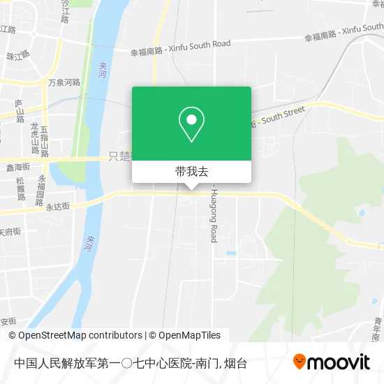 中国人民解放军第一〇七中心医院-南门地图