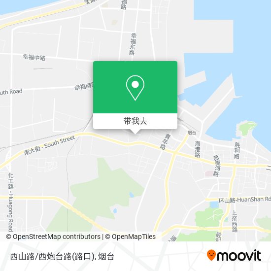 西山路/西炮台路(路口)地图