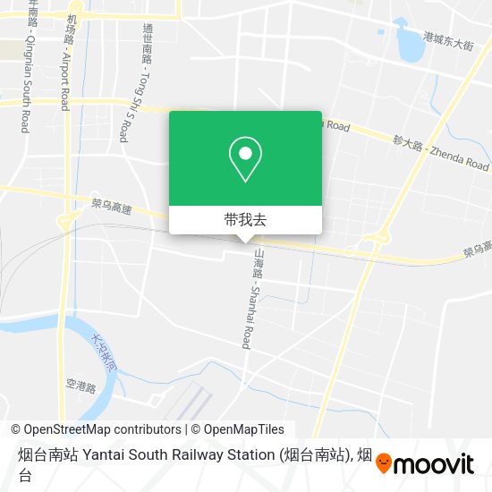 烟台南站 Yantai South Railway Station地图