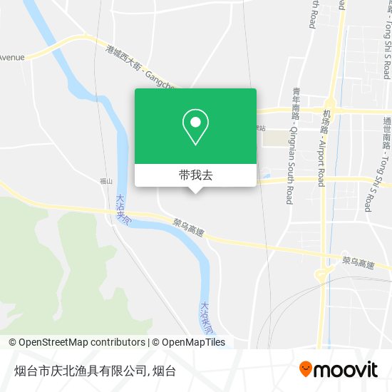 烟台市庆北渔具有限公司地图