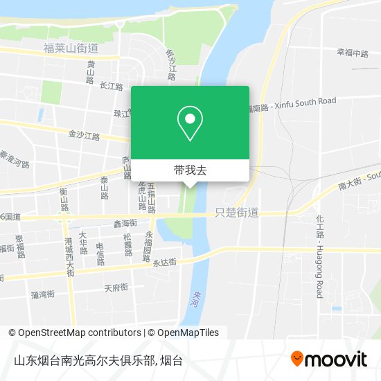 山东烟台南光高尔夫俱乐部地图