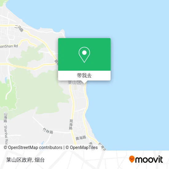 莱山区政府地图
