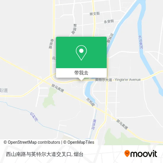 西山南路与英特尔大道交叉口地图