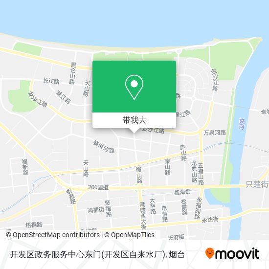 开发区政务服务中心东门(开发区自来水厂)地图