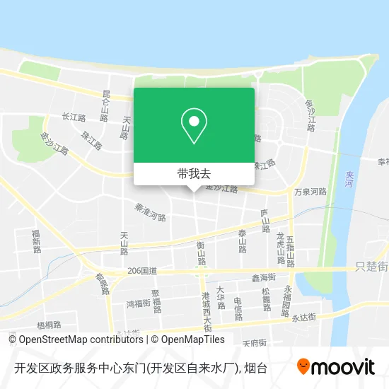 开发区政务服务中心东门(开发区自来水厂)地图