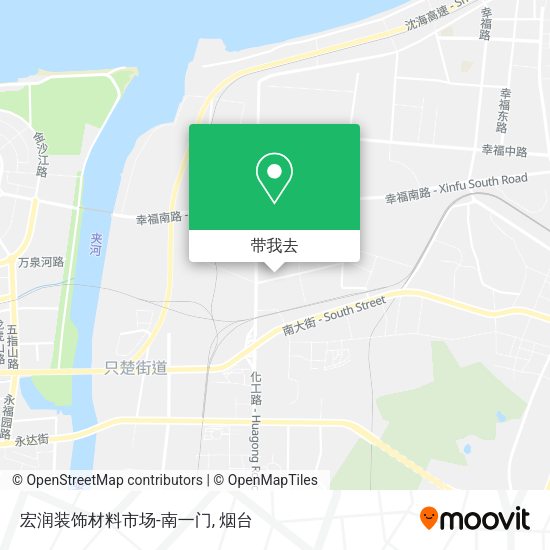 宏润装饰材料市场-南一门地图
