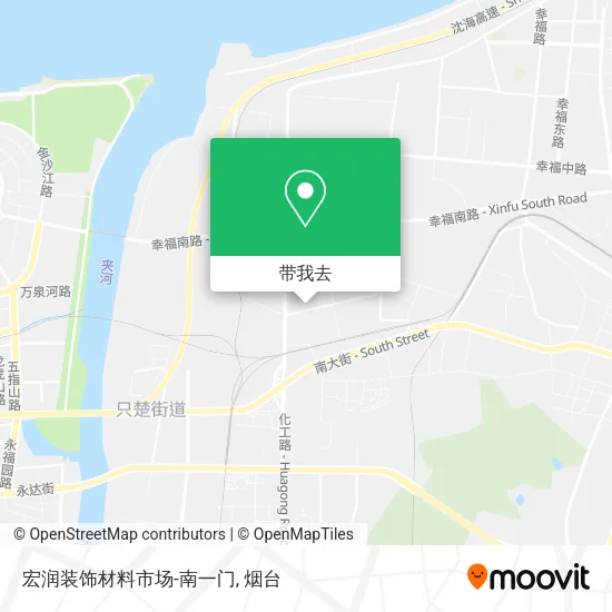 宏润装饰材料市场-南一门地图