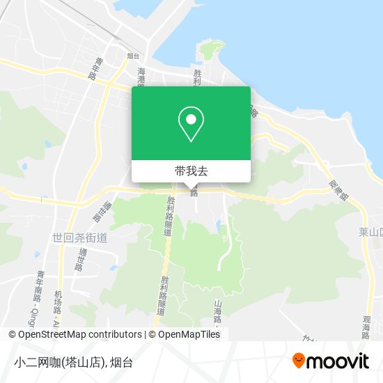 小二网咖(塔山店)地图
