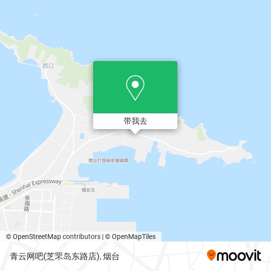 青云网吧(芝罘岛东路店)地图