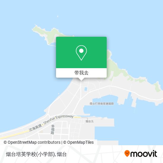 烟台培英学校(小学部)地图