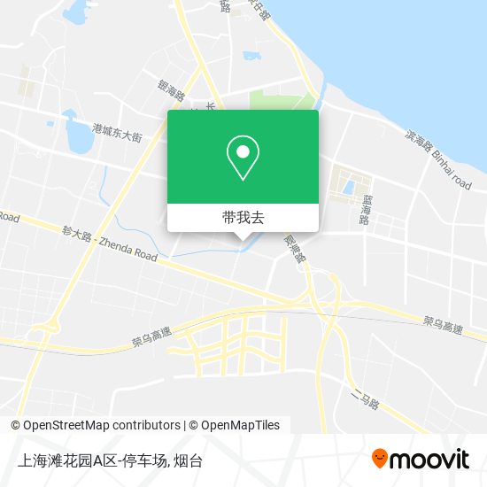 上海滩花园A区-停车场地图