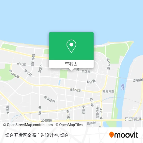 烟台开发区金瀛广告设计室地图