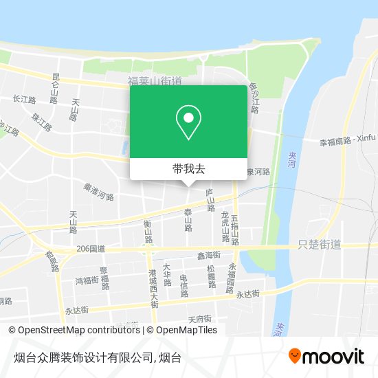 烟台众腾装饰设计有限公司地图