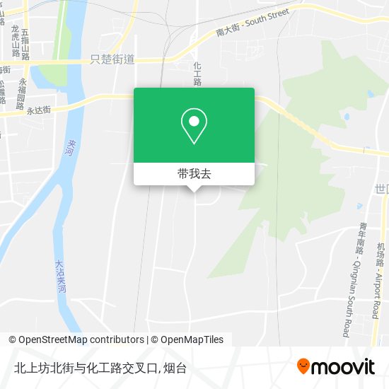 北上坊北街与化工路交叉口地图