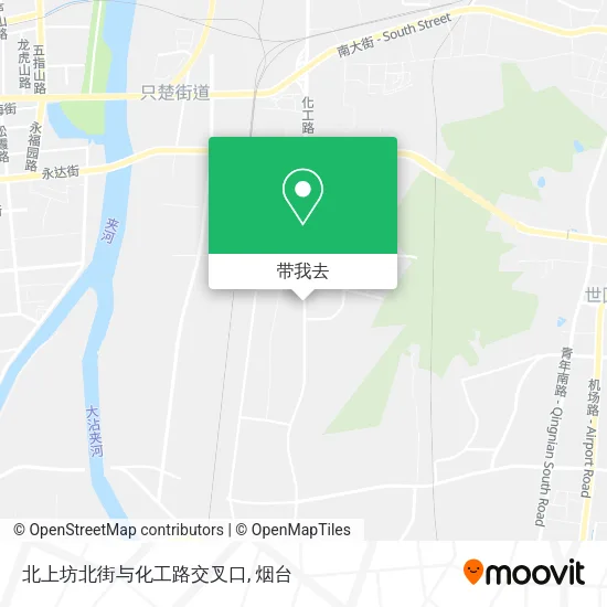 北上坊北街与化工路交叉口地图