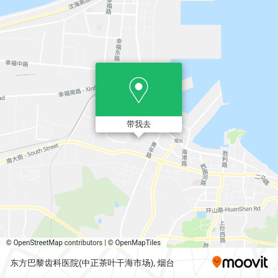 东方巴黎齿科医院(中正茶叶干海市场)地图