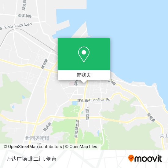 万达广场-北二门地图