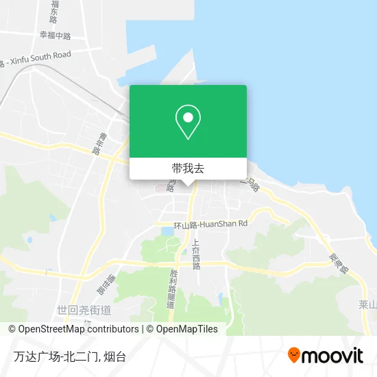 万达广场-北二门地图