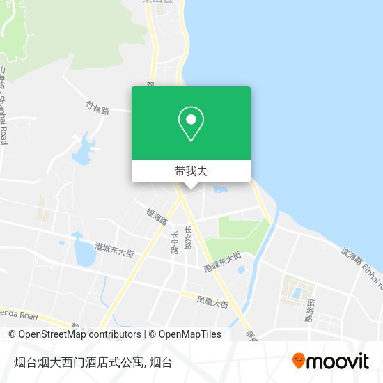 烟台烟大西门酒店式公寓地图