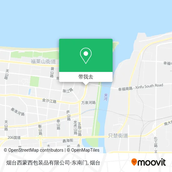烟台西蒙西包装品有限公司-东南门地图