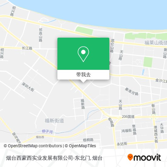 烟台西蒙西实业发展有限公司-东北门地图