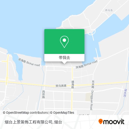 烟台上景装饰工程有限公司地图