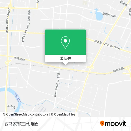 西马家都三街地图