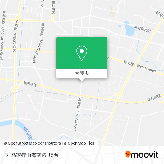 西马家都山海南路地图