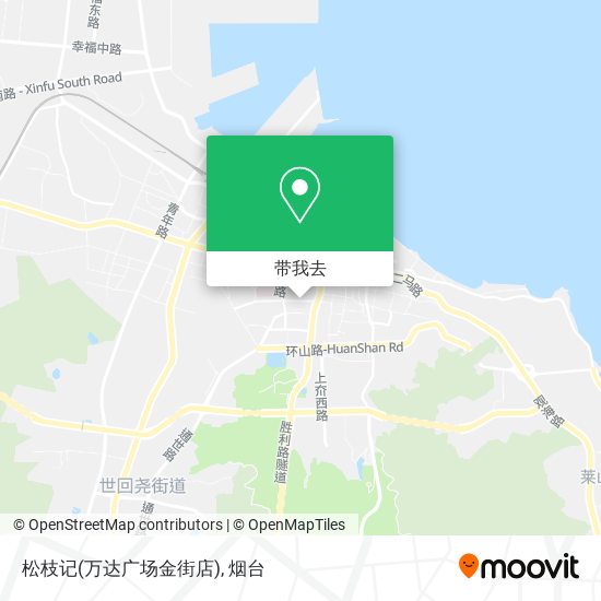 松枝记(万达广场金街店)地图
