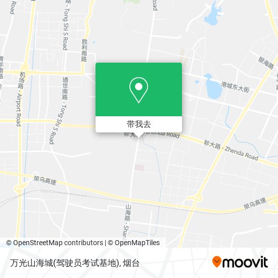 万光山海城(驾驶员考试基地)地图