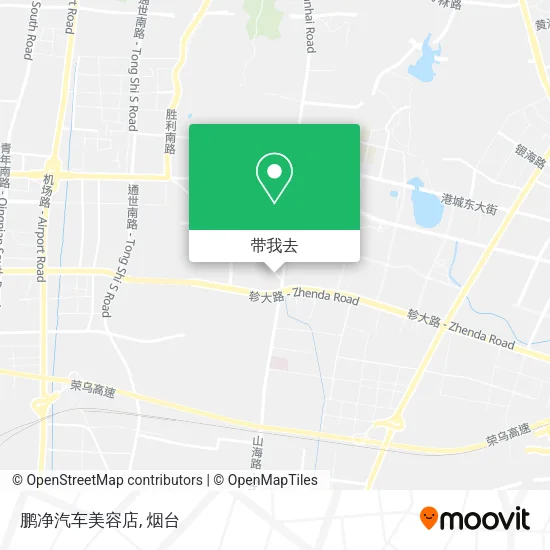 鹏净汽车美容店地图