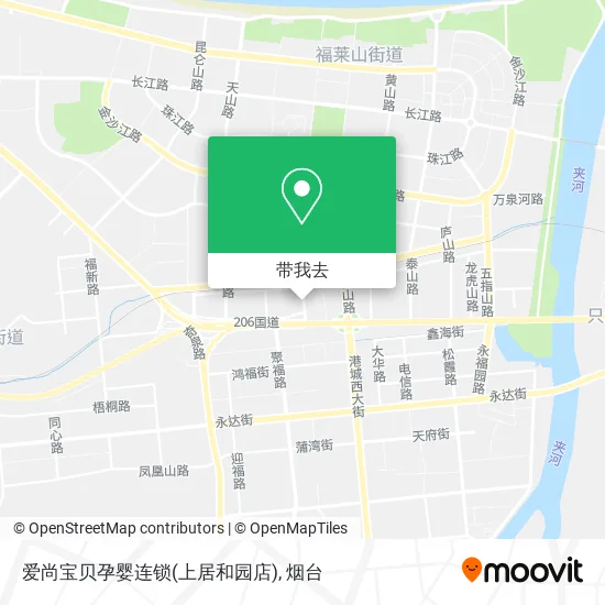 爱尚宝贝孕婴连锁(上居和园店)地图