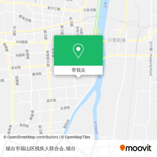 烟台市福山区残疾人联合会地图