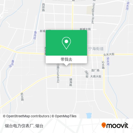 烟台电力仪表厂地图
