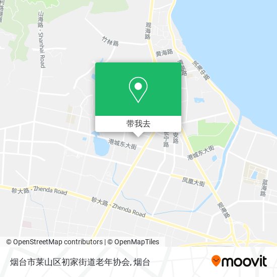 烟台市莱山区初家街道老年协会地图