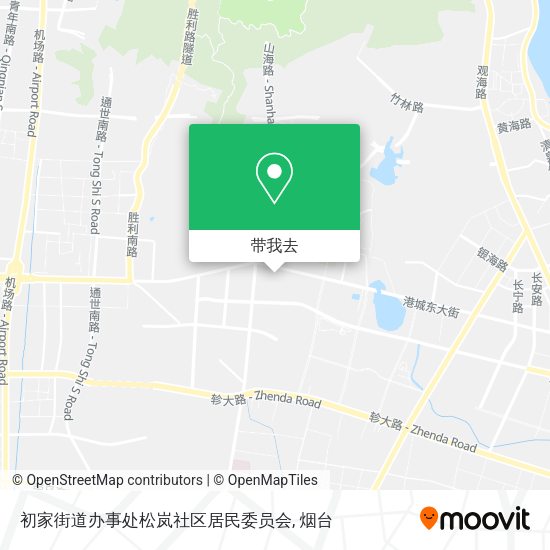 初家街道办事处松岚社区居民委员会地图