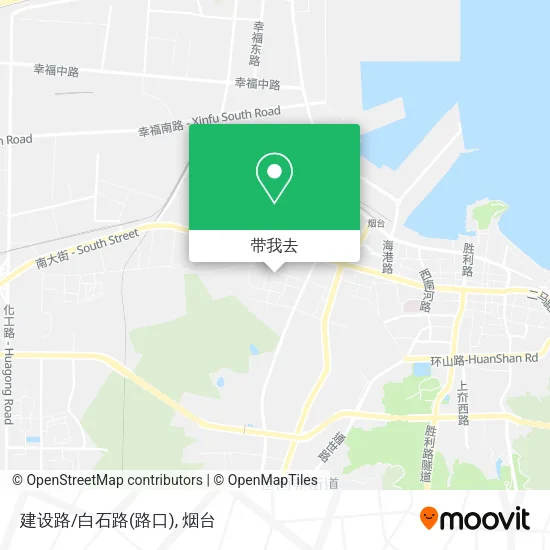 建设路/白石路(路口)地图